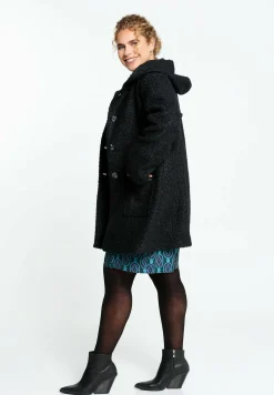 Lange Uni Boucle Ohne - Manteau Court|Paprika Clearance