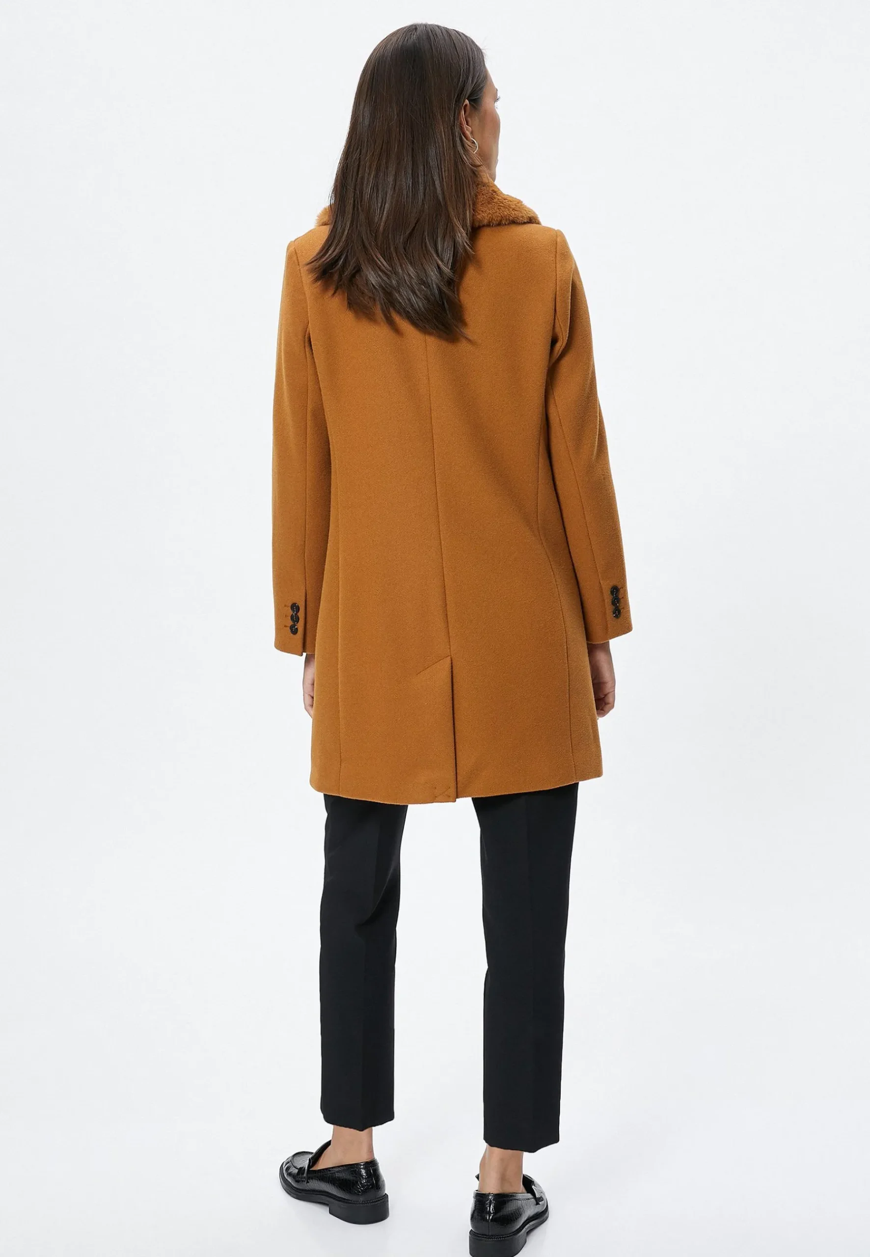 Lappel Neck Pocket Detail - Manteau Court|Koton Outlet