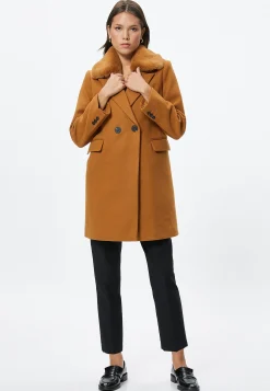 Lappel Neck Pocket Detail - Manteau Court|Koton Outlet