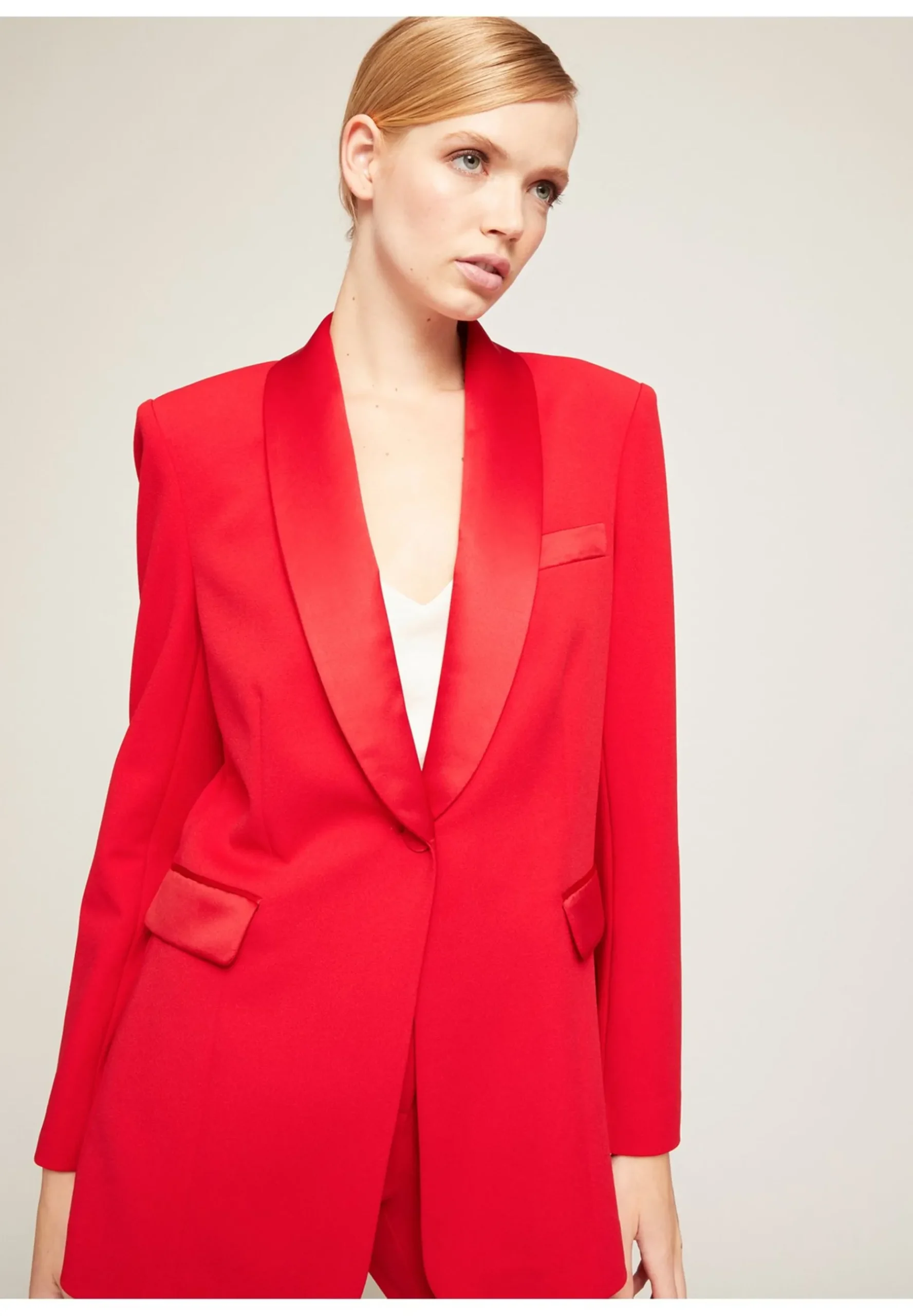 Long A Simple Boutonnage Teinte Unie - Manteau Court|Motivi Store