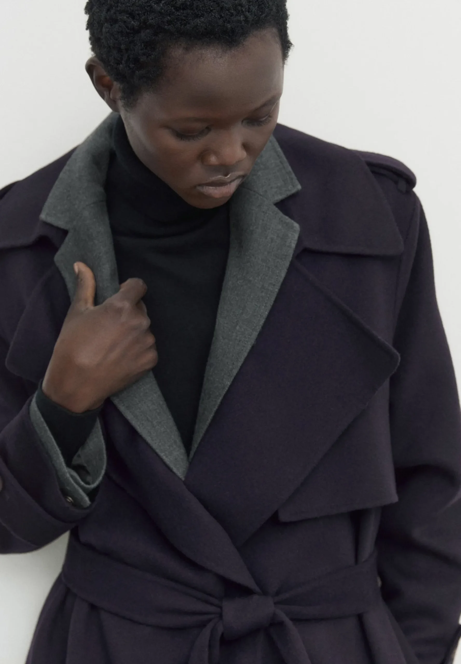 Long Effect Blend - Trench|Massimo Dutti Hot