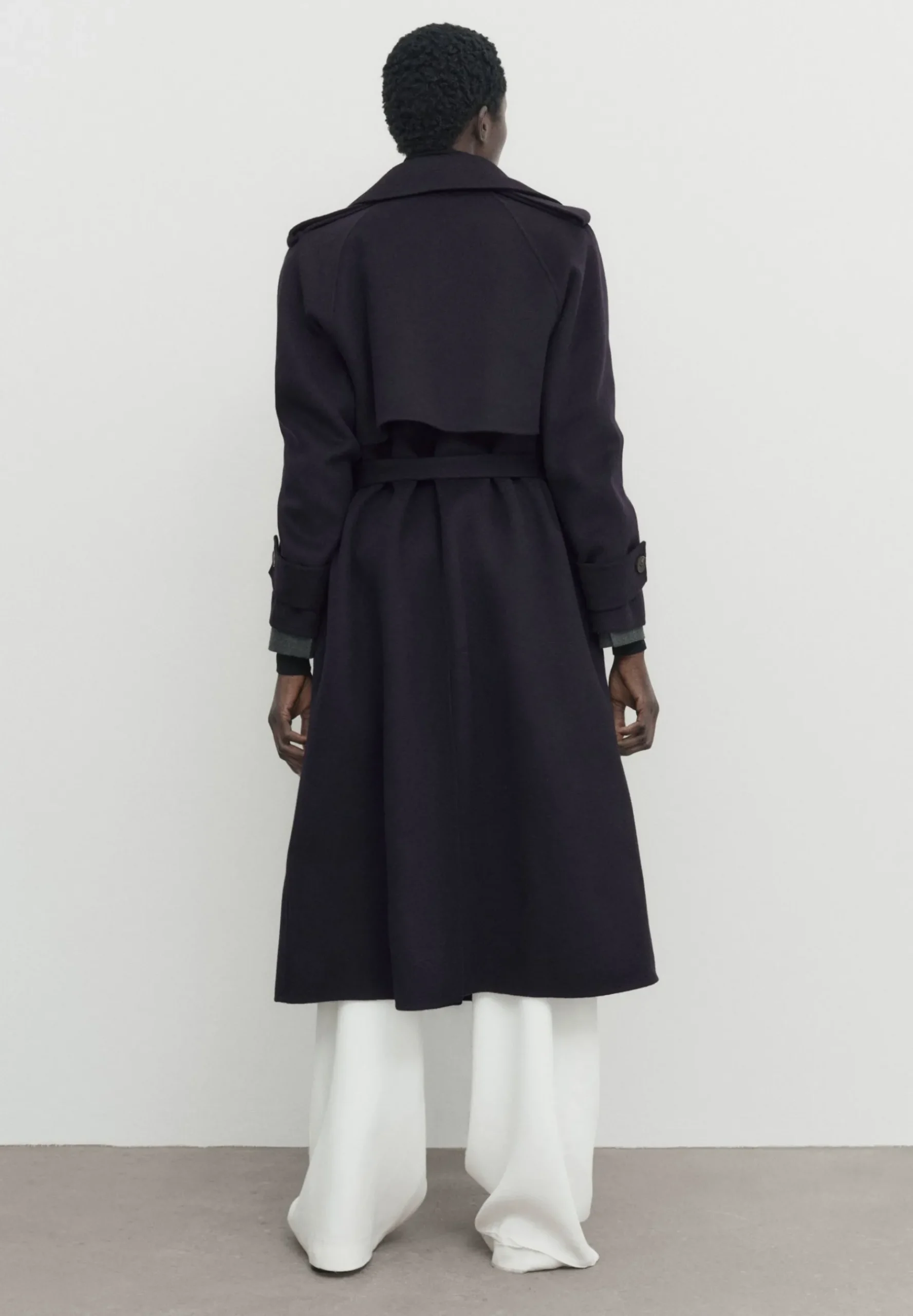 Long Effect Blend - Trench|Massimo Dutti Hot