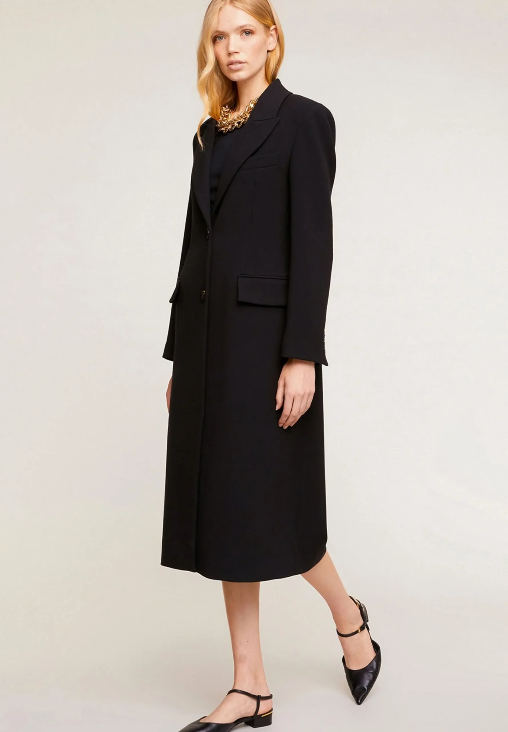 Long Single-Breasted - Manteau Classique|Motivi Discount