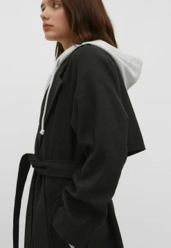 Long Soft-Touch - Trench|Stradivarius Clearance