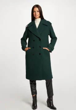 Long Straight Buttoned - Trench|Morgan Best Sale