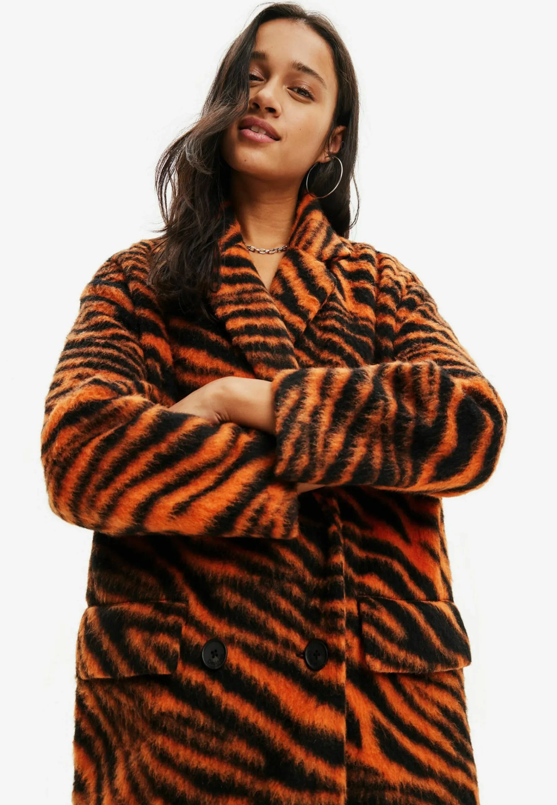 Long Zebra - Manteau Classique|Desigual Fashion