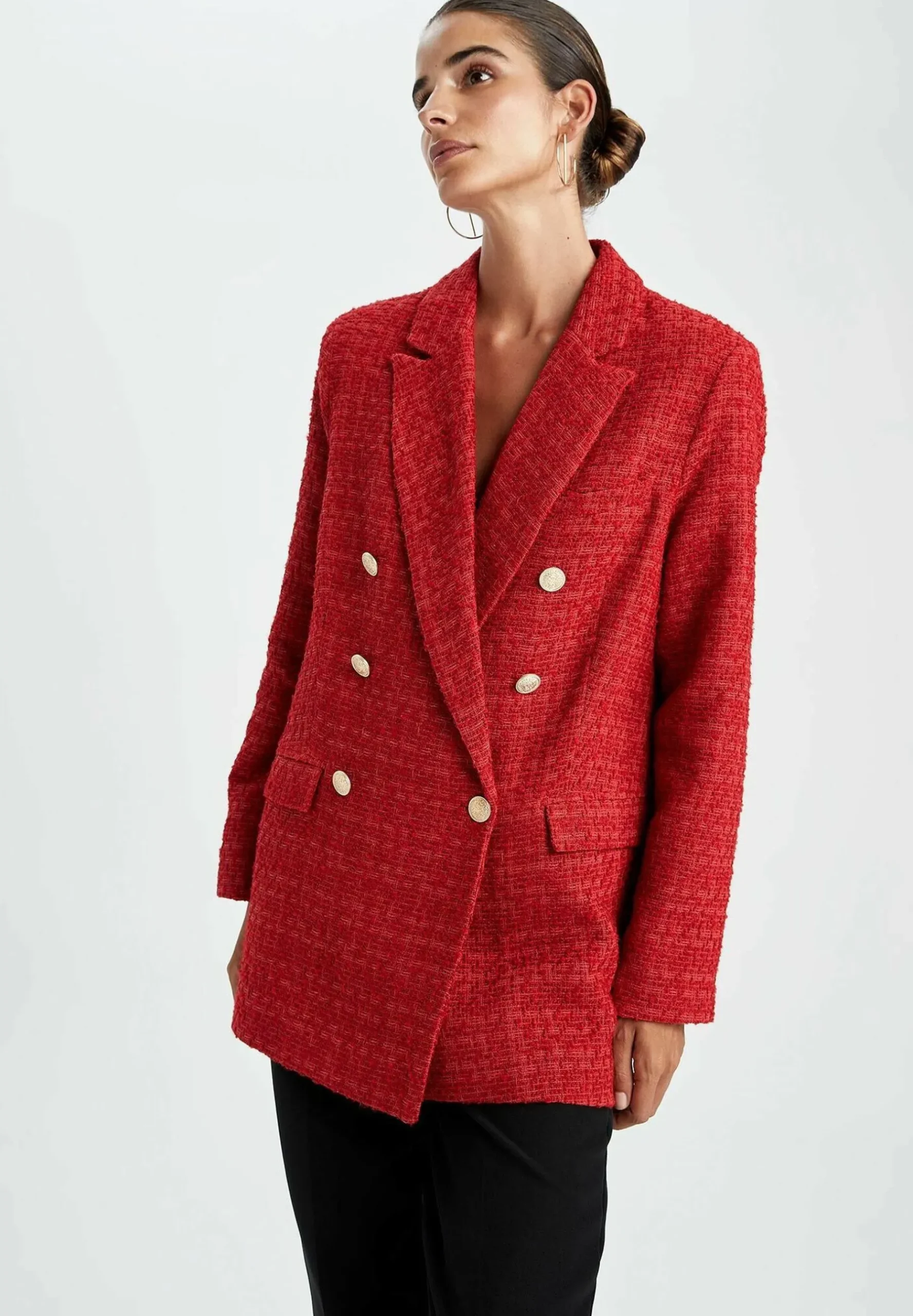Loose Fit - Manteau Court|DeFacto Store