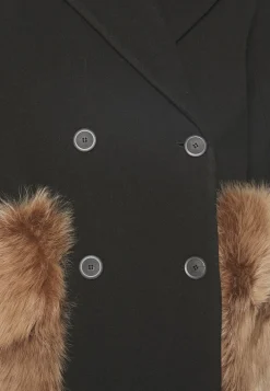 Madison Coat With Shearling Pockets - Manteau Classique|STUDIO ID Shop