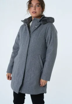 Met Wol Look - Manteau Court|MS Mode Hot