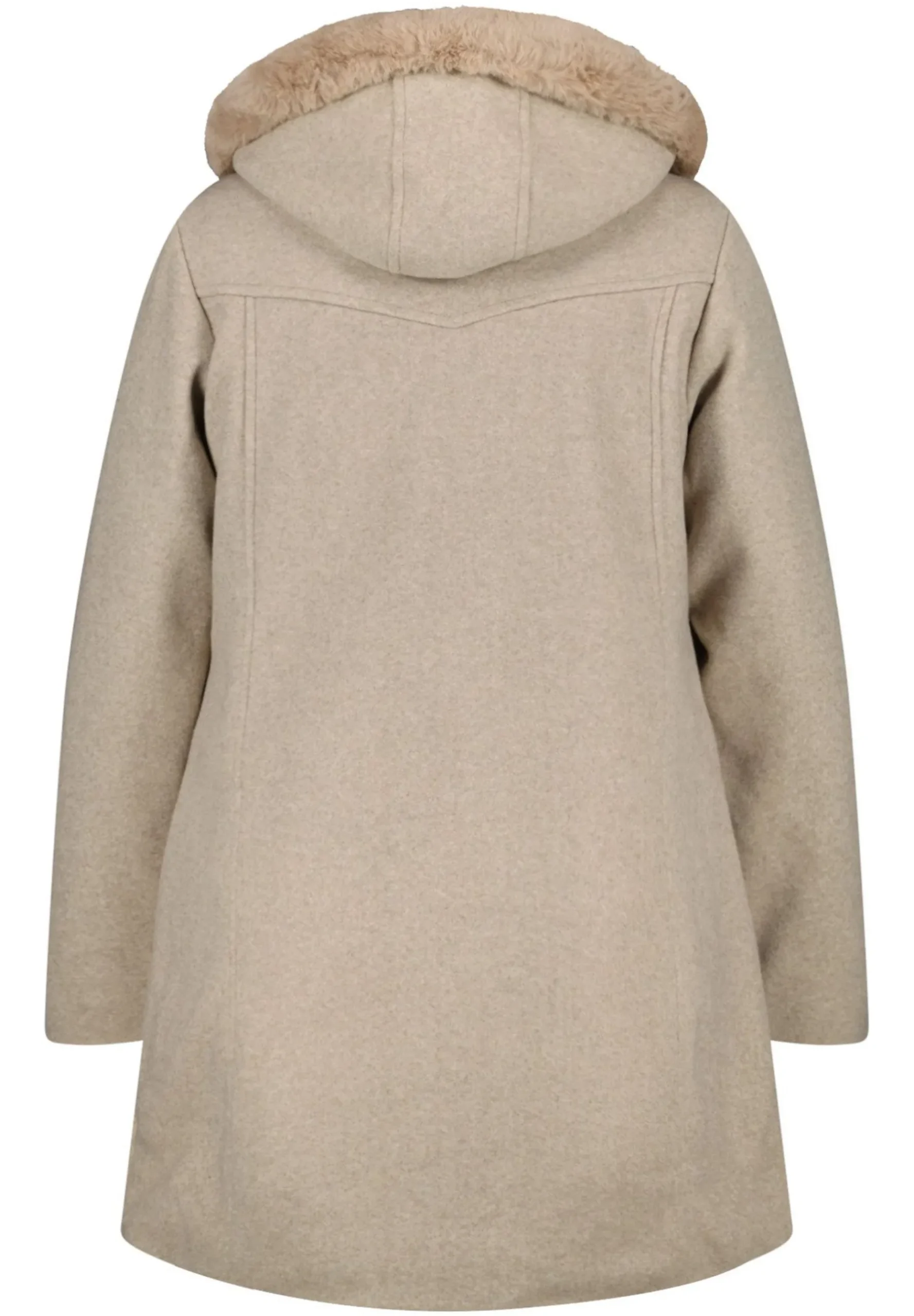 Met Wol Look - Manteau Court|MS Mode Outlet