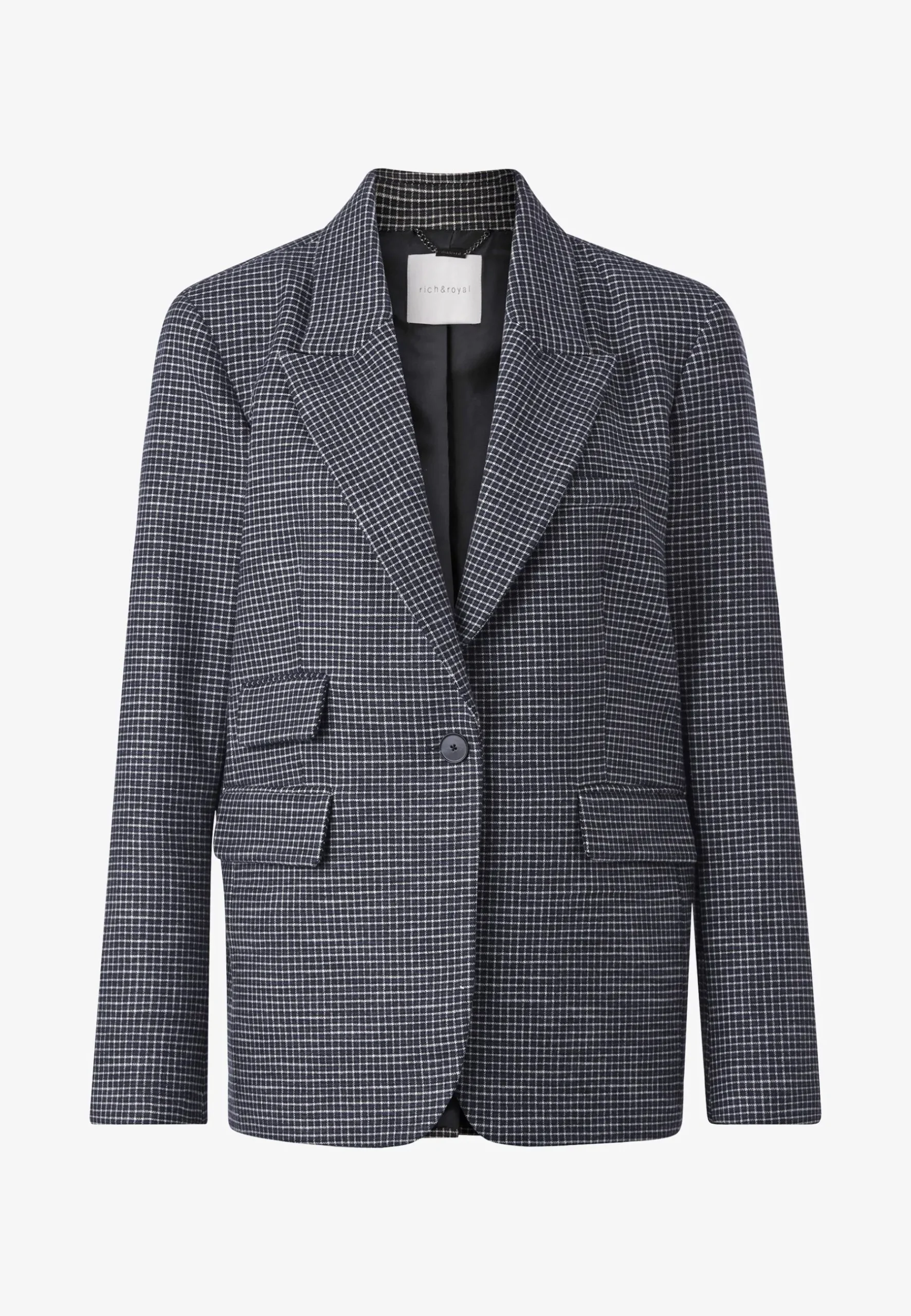 Mit Aufsteigendem Revers - Manteau Court|Rich & Royal New