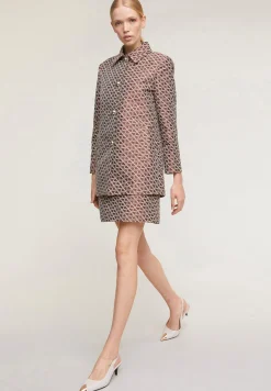 Mit Double Love Muster - Manteau Court|Motivi Flash Sale