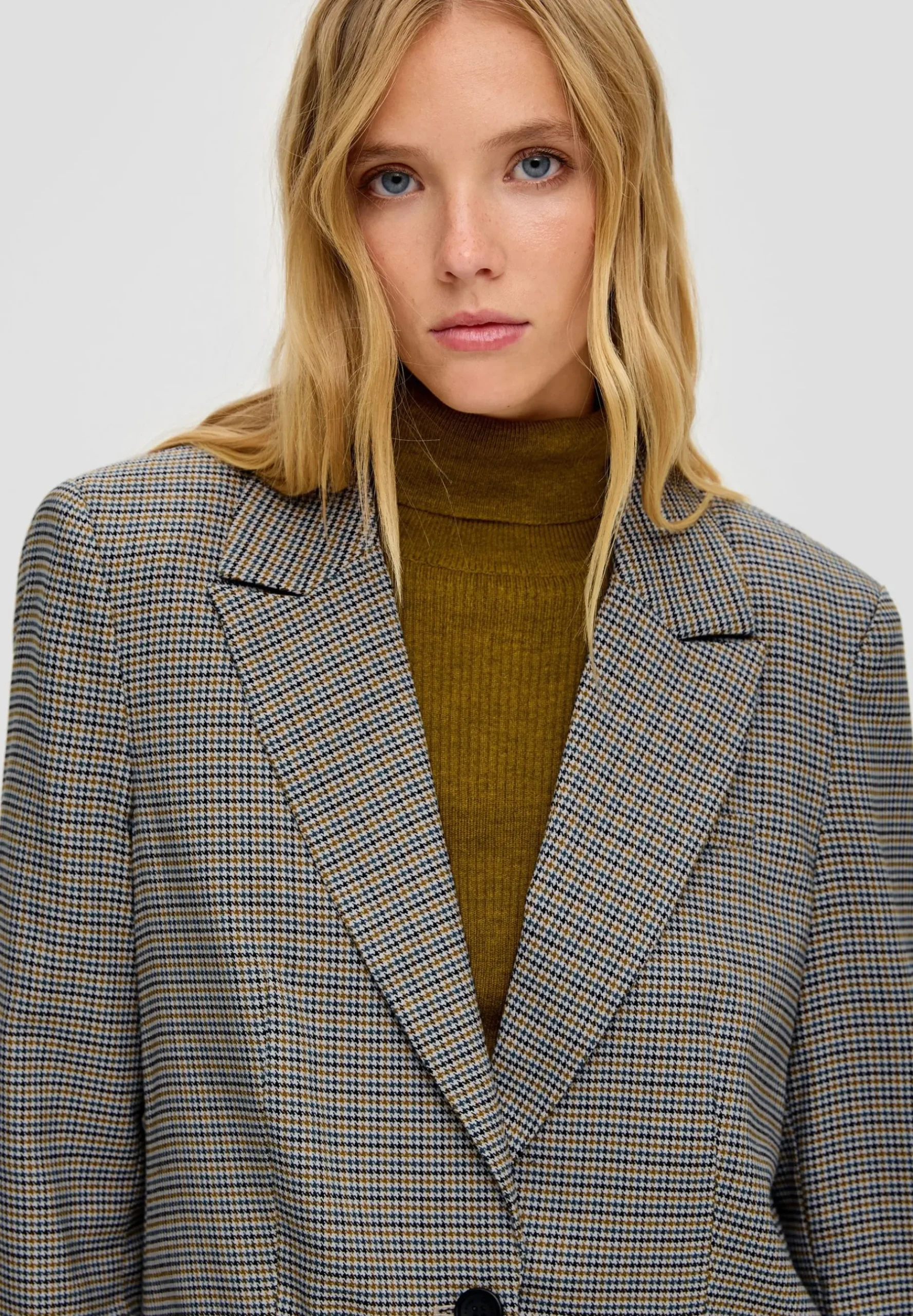 Mit Hahnentritt - Manteau Court|QS by s.Oliver Discount