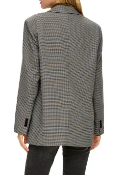 Mit Hahnentritt - Manteau Court|QS by s.Oliver Discount