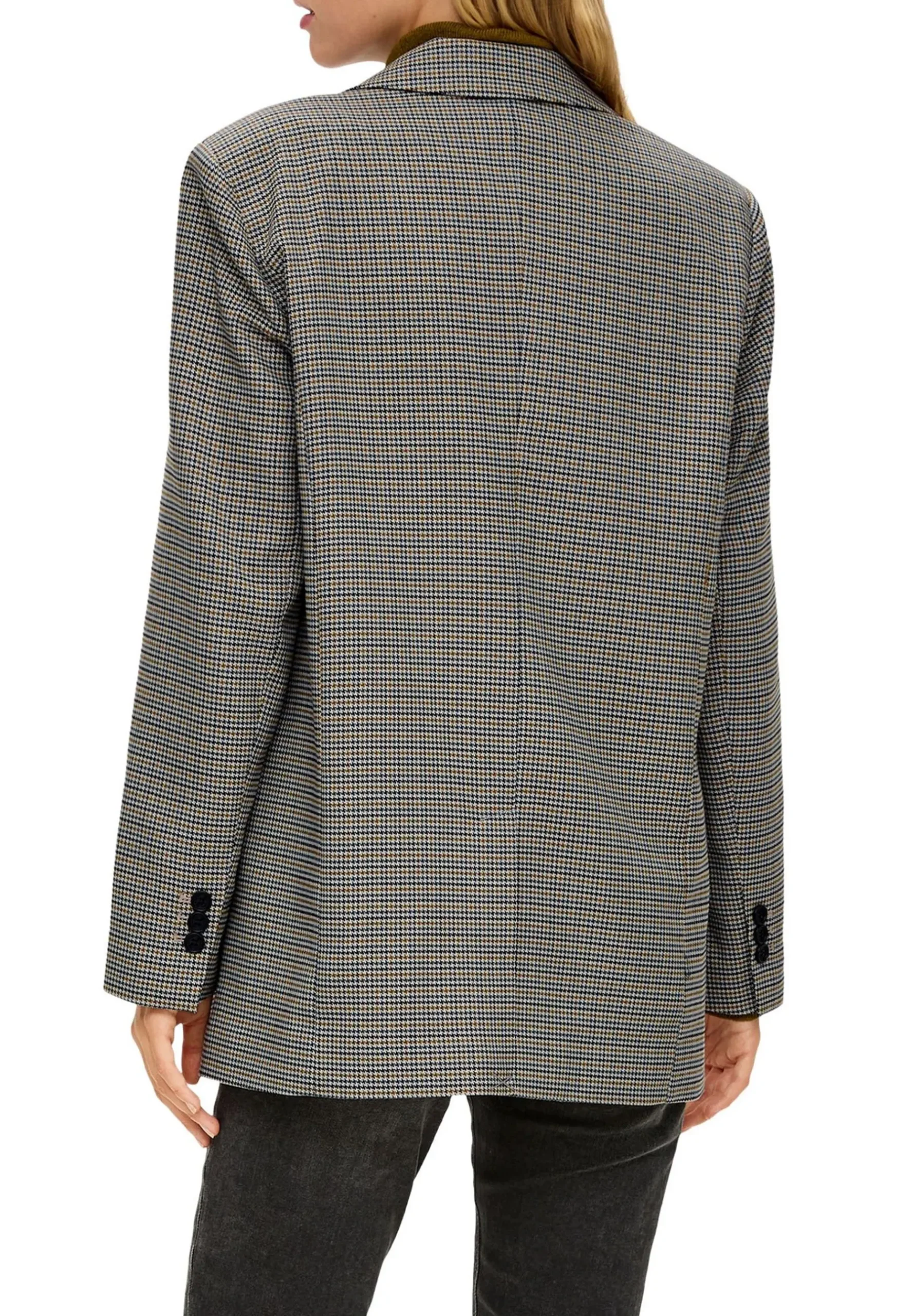 Mit Hahnentritt - Manteau Court|QS by s.Oliver Discount