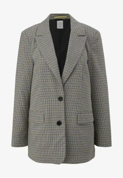 Mit Hahnentritt - Manteau Court|QS by s.Oliver Discount
