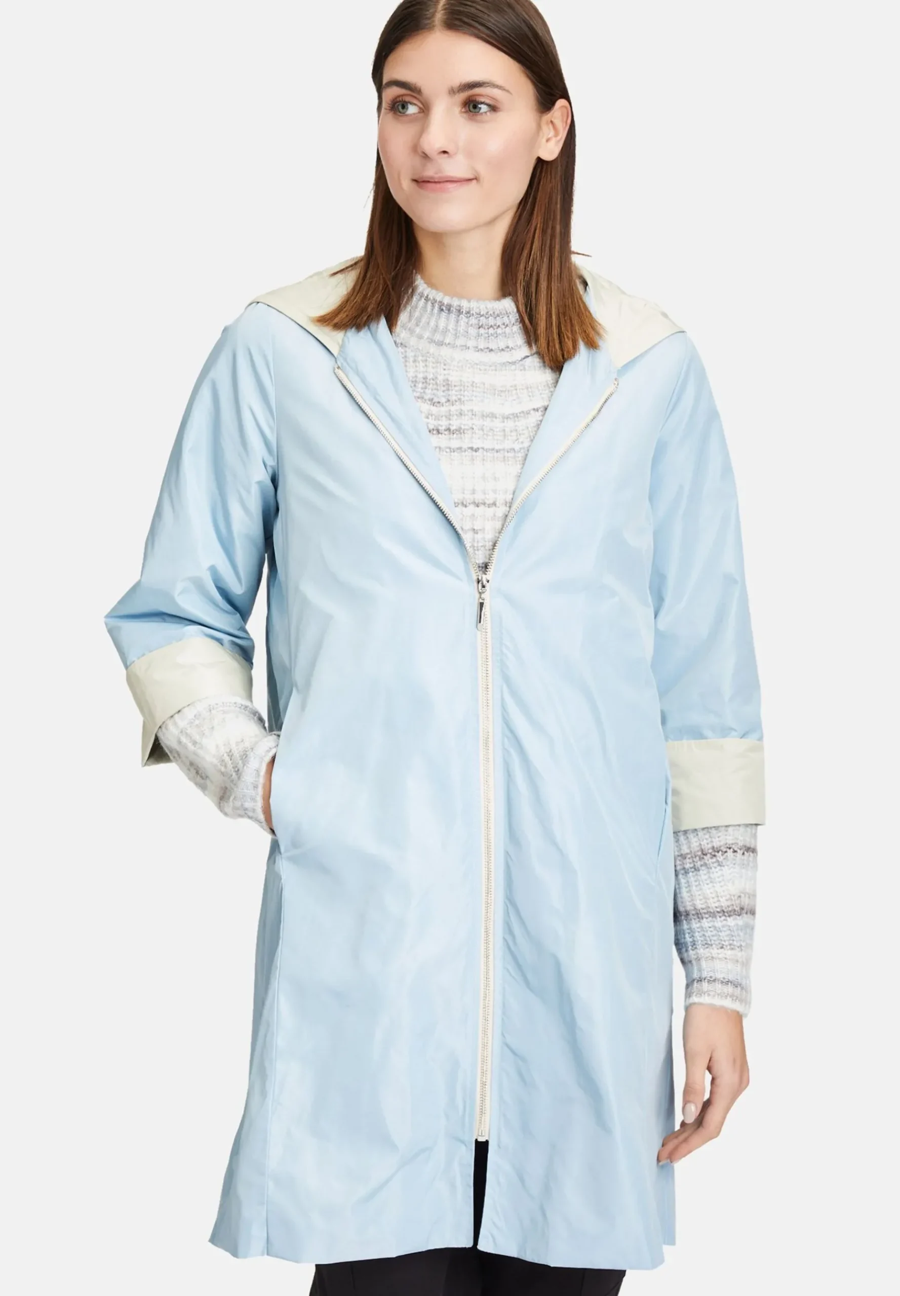 Mit Kapuze - Manteau Court|Amber & June New