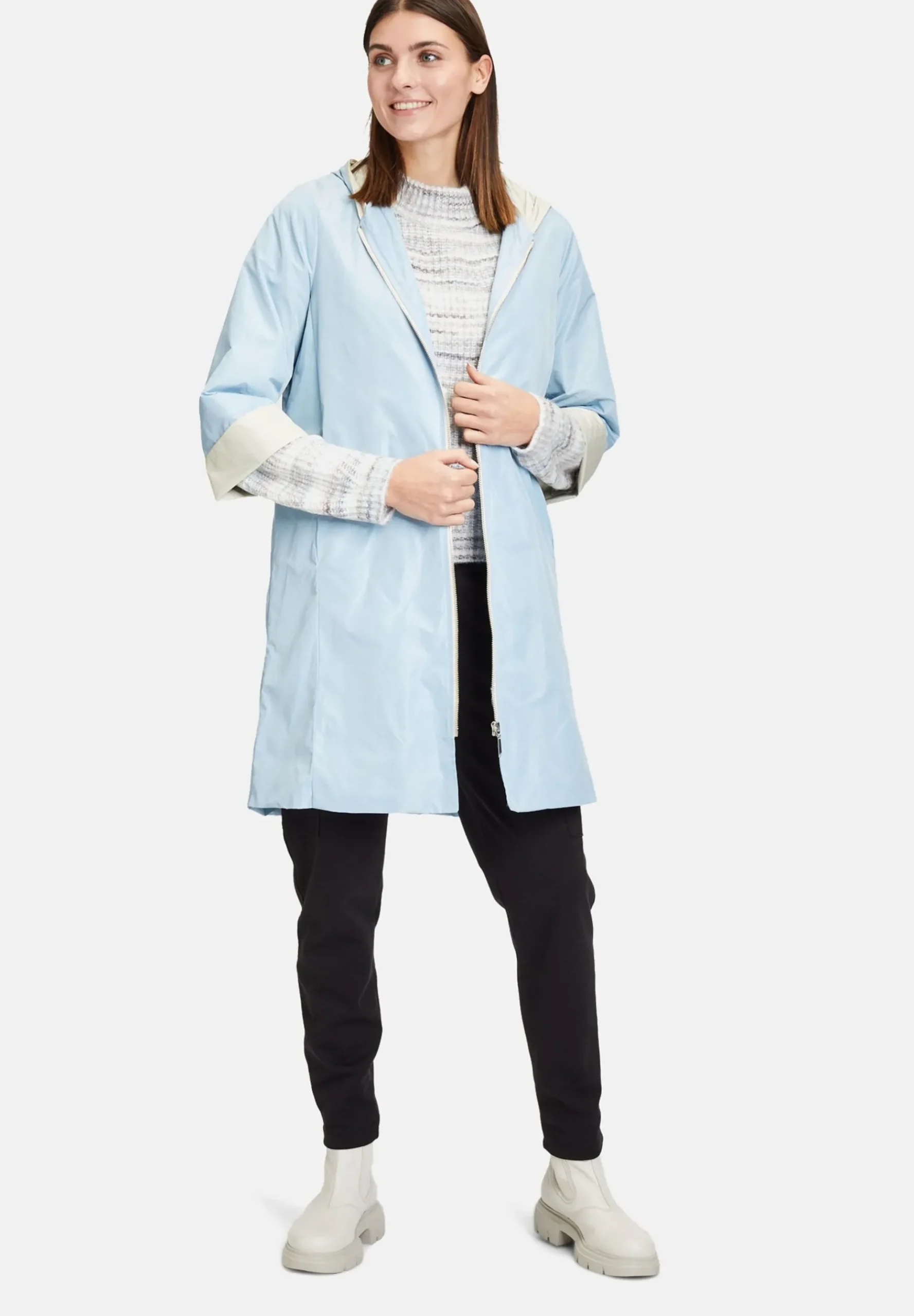 Mit Kapuze - Manteau Court|Amber & June New