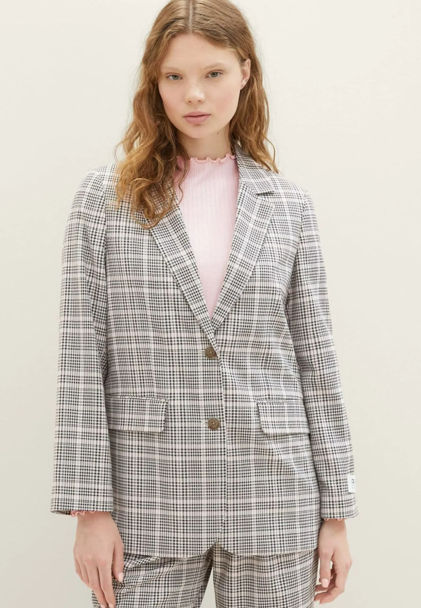 Mit Karomuster - Manteau Court|TOM TAILOR DENIM Cheap