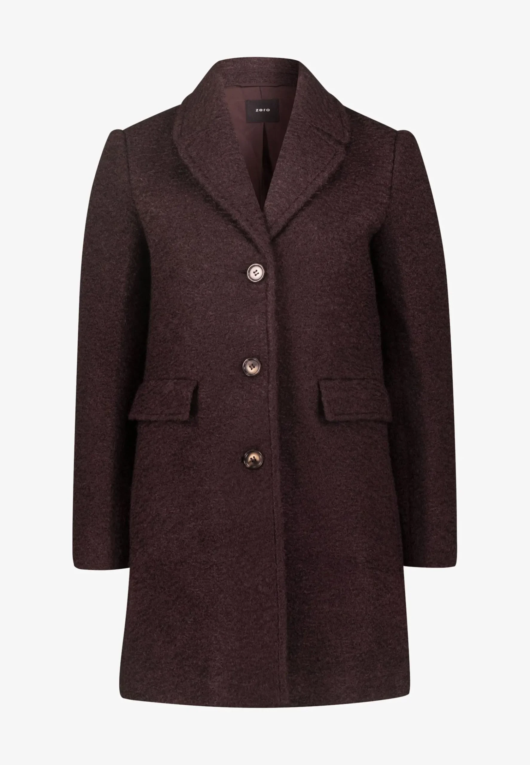Mit Knopfleiste - Manteau Court|zero Cheap