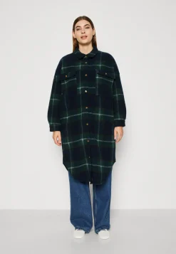 Nmjonas Long Shacket Curve - Manteau Classique|Noisy May Curve Cheap