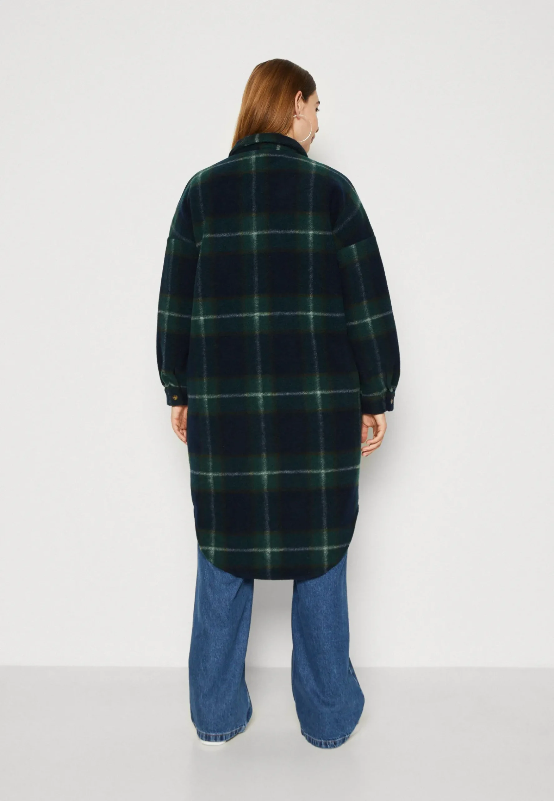 Nmjonas Long Shacket Curve - Manteau Classique|Noisy May Curve Cheap