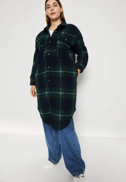 Nmjonas Long Shacket Curve - Manteau Classique|Noisy May Curve Cheap