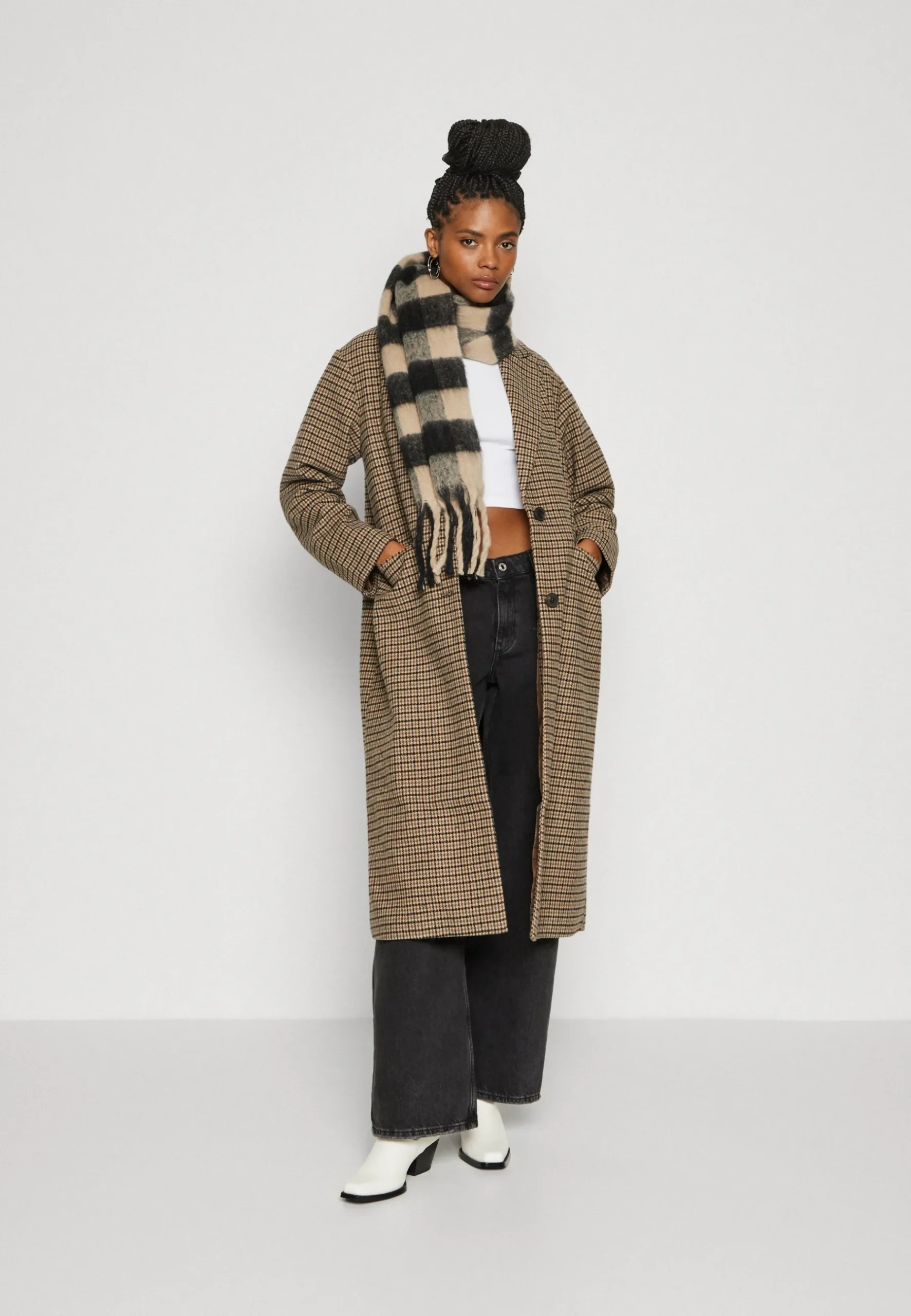 Onlalbertha Check Coat - Manteau Classique|ONLY Shop