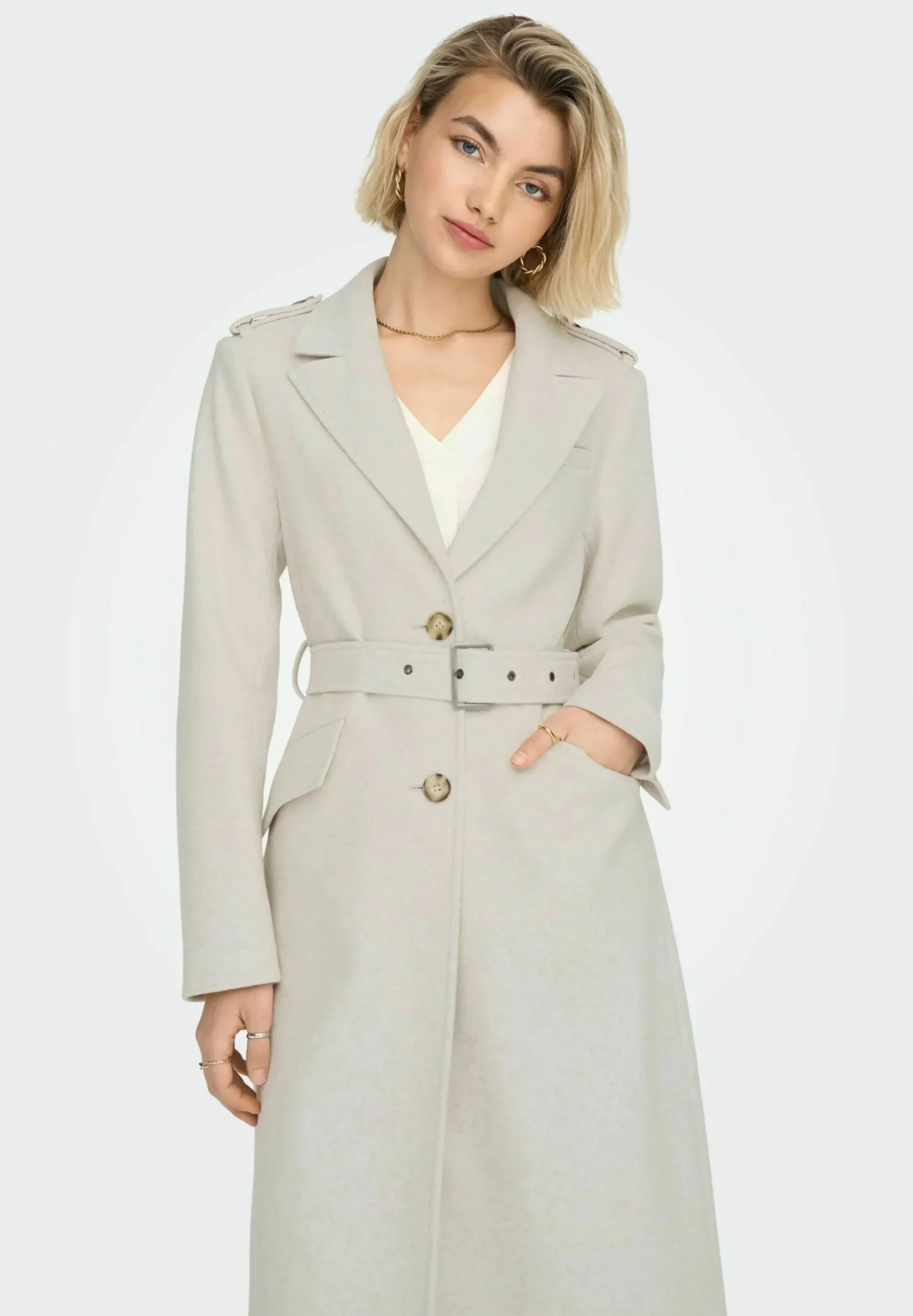 Onlsif Filippa Life Belted Cc Otw - Trench|ONLY Cheap