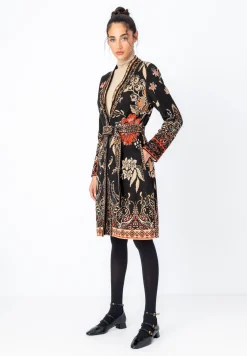 Ornament Flower - Manteau Court|Ivko Best Sale