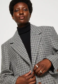 Oversized Check - Manteau Court|Tommy Hilfiger Best Sale