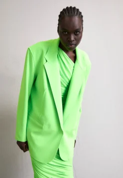 Oversized Double Breasted Jacket - Manteau Court|Norma Kamali Sale