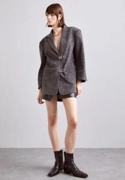 Oversized Tailored Jacket - Manteau Court|Elleme Shop