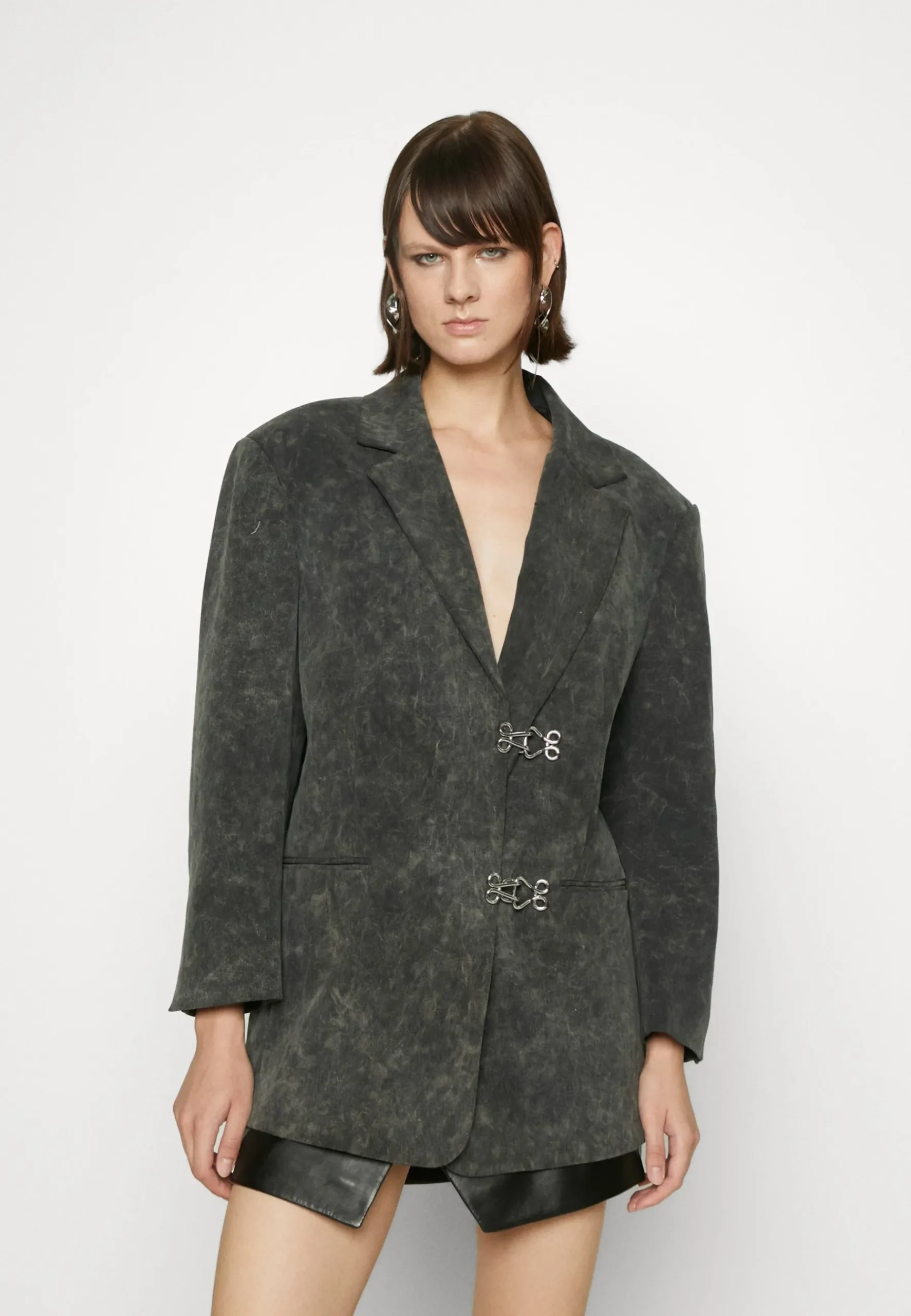 Oversized Tailored Jacket - Manteau Court|Elleme Shop