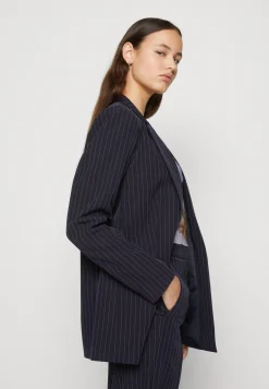 Pcbossy Loose Striped Blazer - Manteau Court|Pieces Clearance