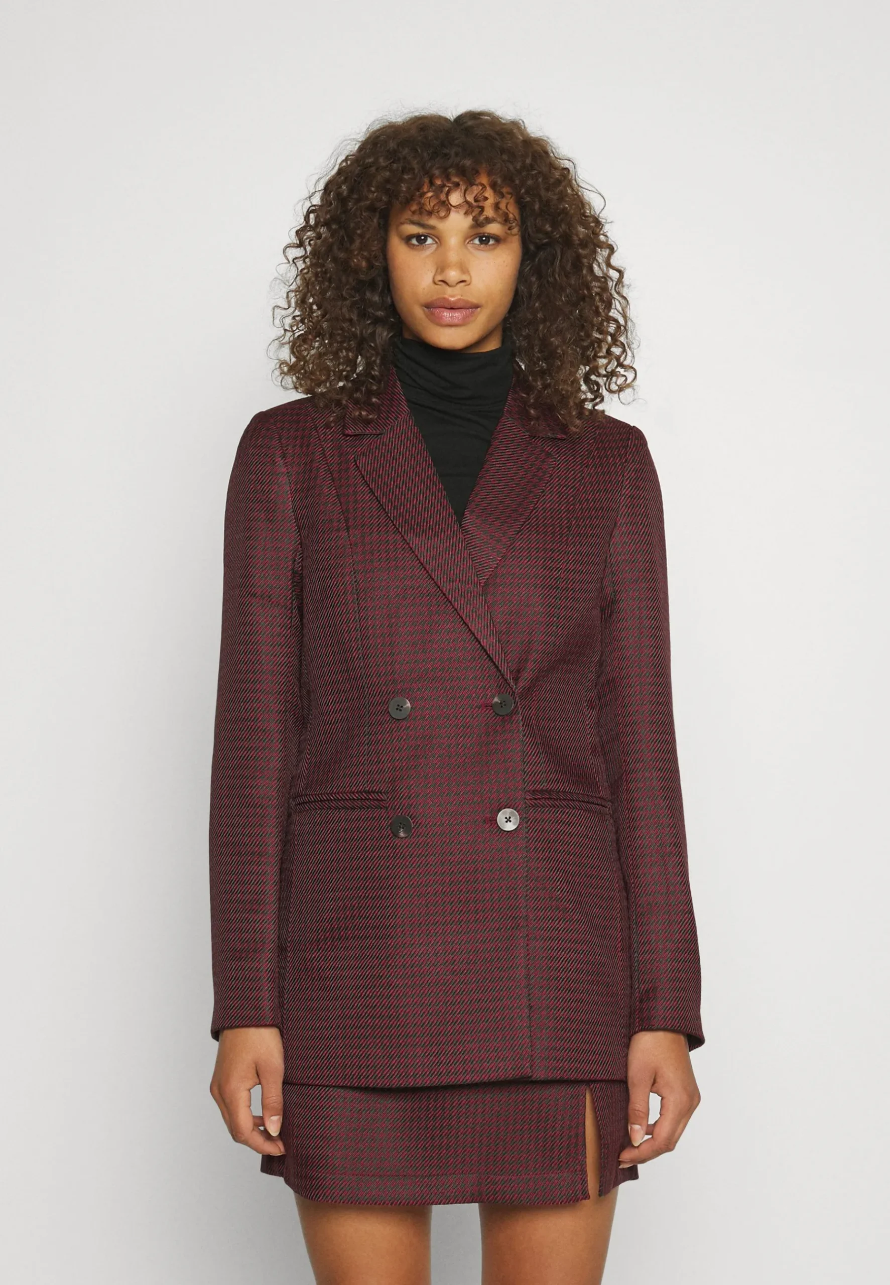 Pcnillan Check Blazer - Manteau Court|PIECES Tall Cheap