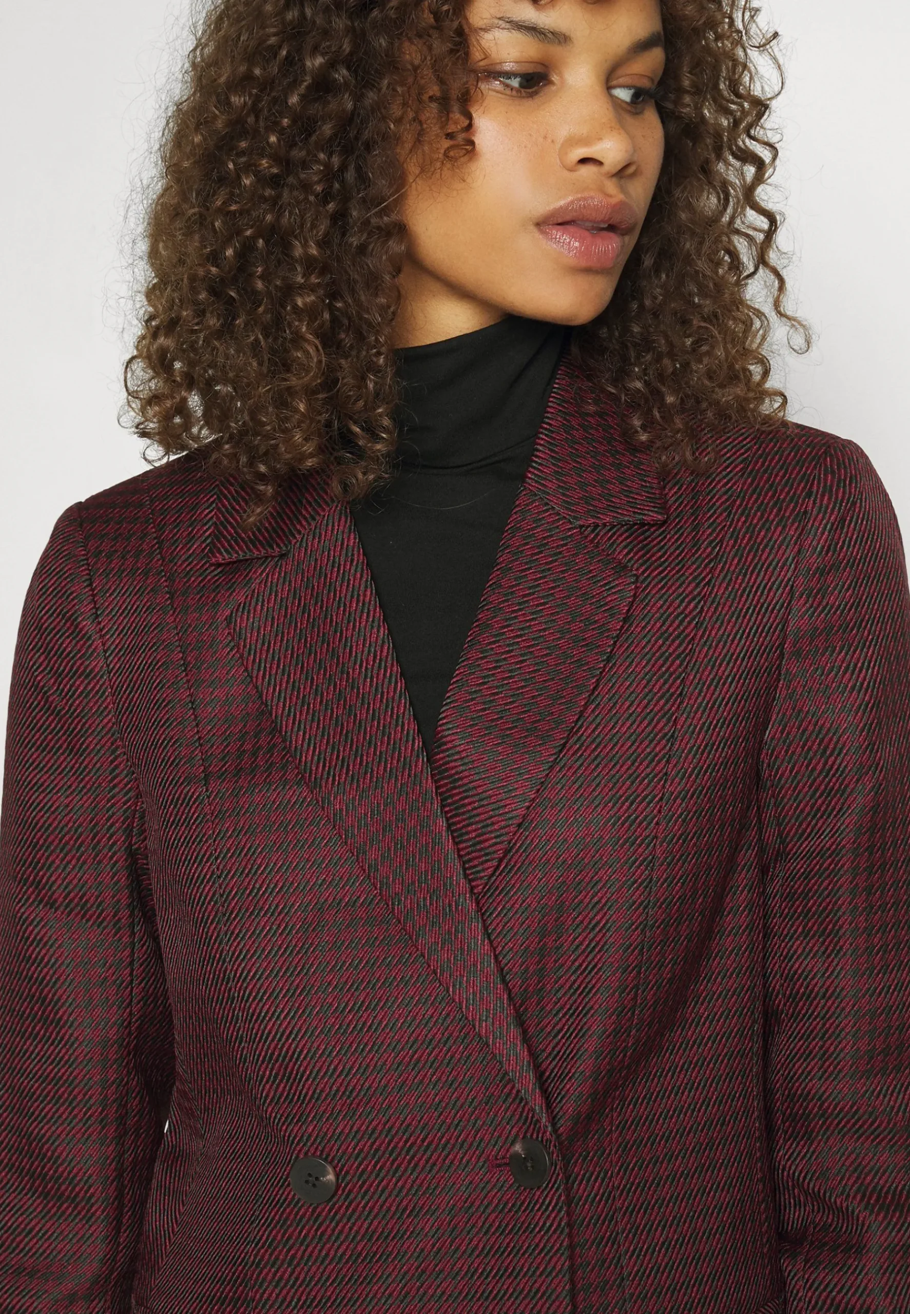 Pcnillan Check Blazer - Manteau Court|PIECES Tall Cheap