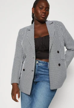 Pcnillan Check Blazer - Manteau Court|Pieces Curve Flash Sale
