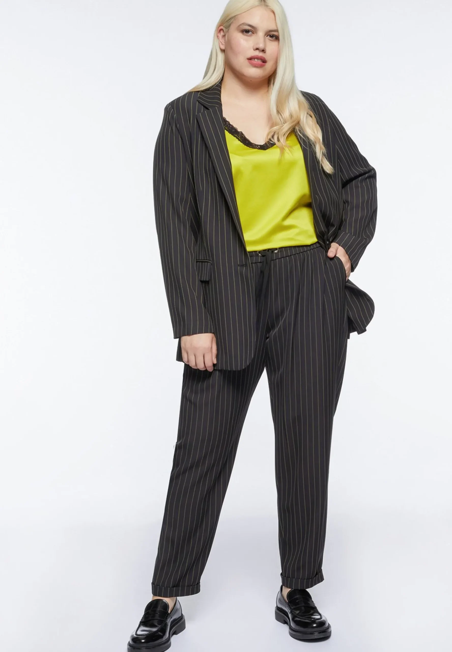 Pinstripe - Manteau Court|Fiorella Rubino Sale