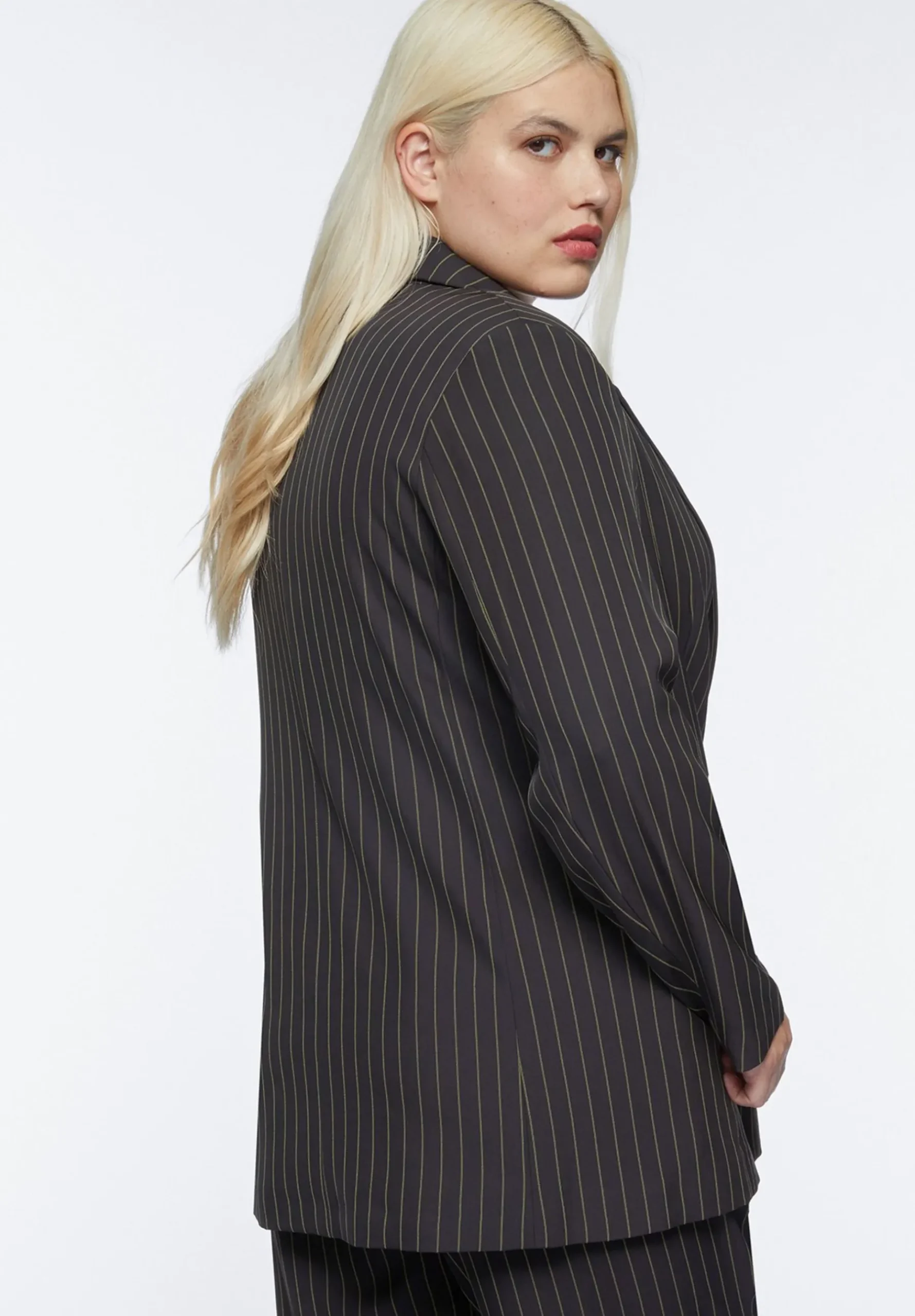 Pinstripe - Manteau Court|Fiorella Rubino Sale