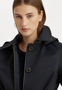 Piping Lined Coat - Trench|Lauren Ralph Lauren Flash Sale