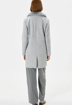 Pocket Detail Removable Detail Buttoned - Manteau Court|Koton Outlet
