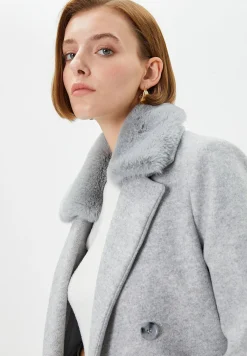 Pocket Detail Removable Detail Buttoned - Manteau Court|Koton Outlet