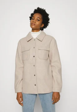 Press Button Overshirt - Manteau Court|NA-KD Cheap
