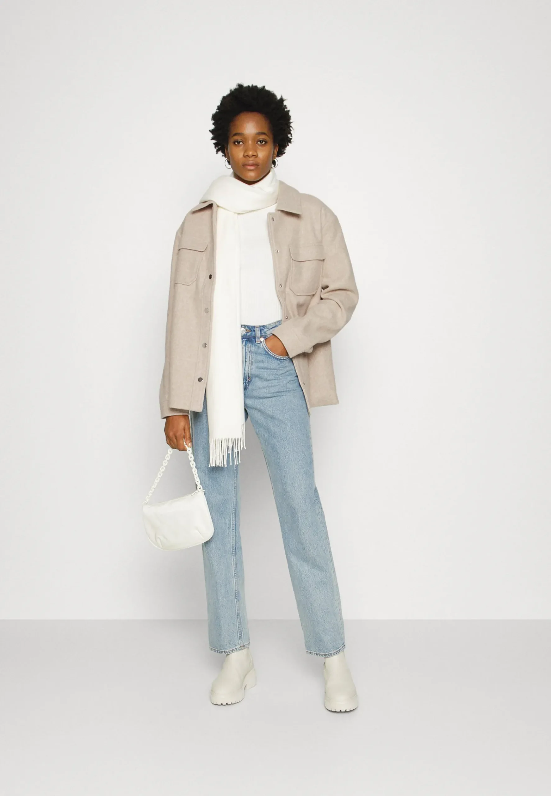 Press Button Overshirt - Manteau Court|NA-KD Cheap