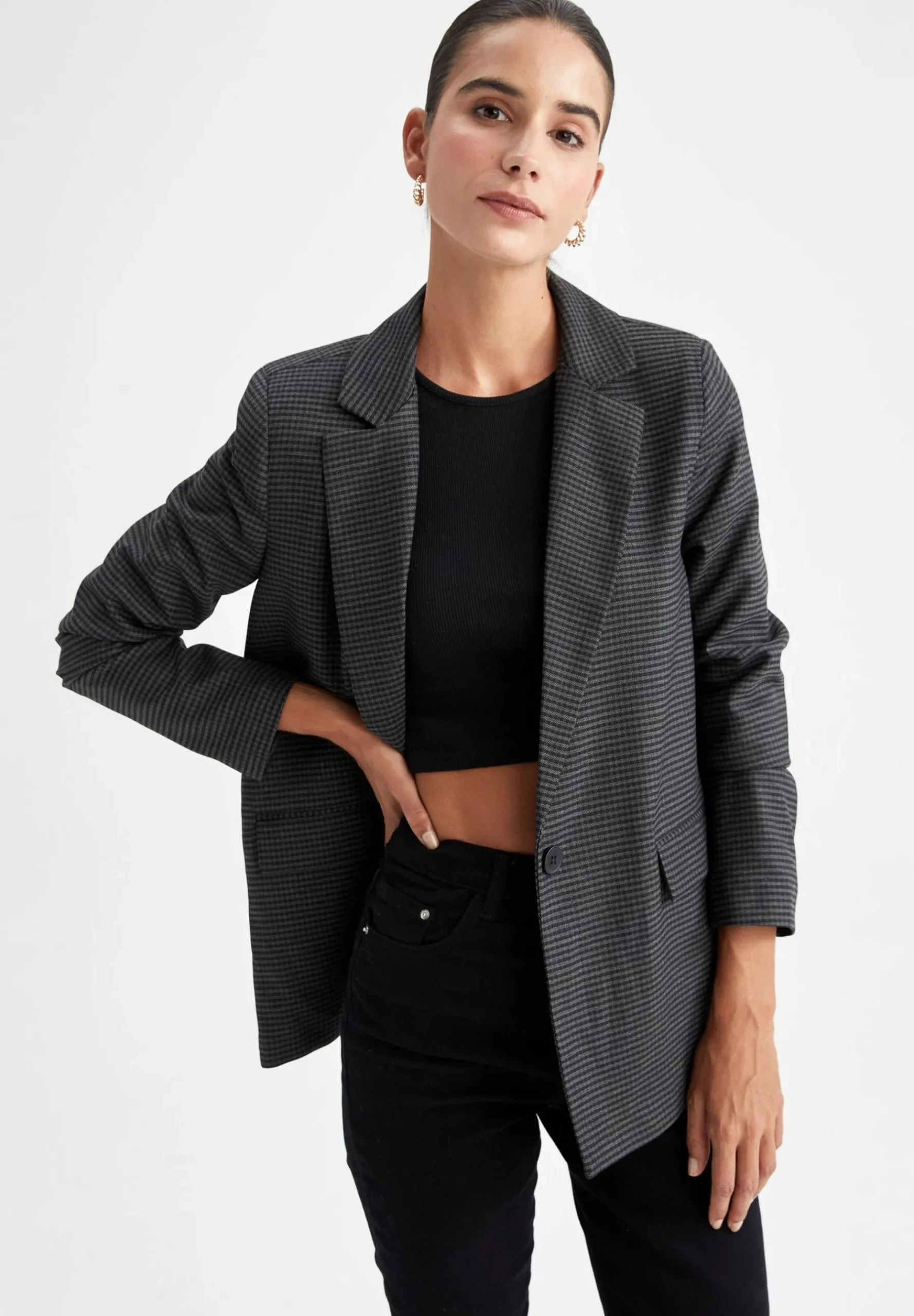Regular Fit - Manteau Court|DeFacto Discount