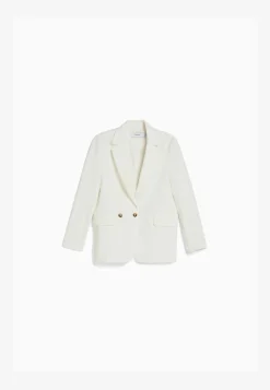 RegularFit Tailored - Feminine-Cut Double-Breasted - Manteau Court|Bershka Clearance