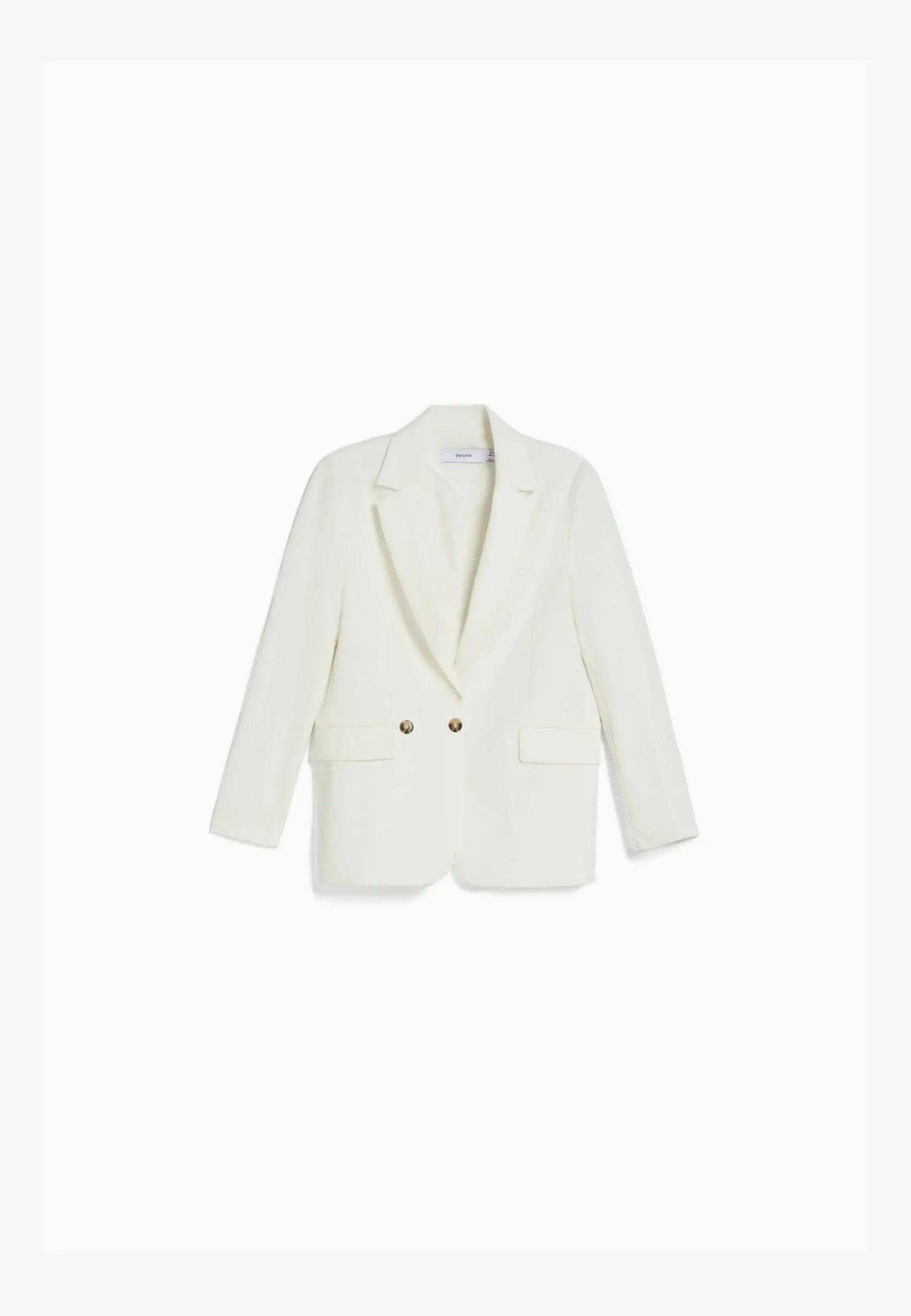 RegularFit Tailored - Feminine-Cut Double-Breasted - Manteau Court|Bershka Clearance