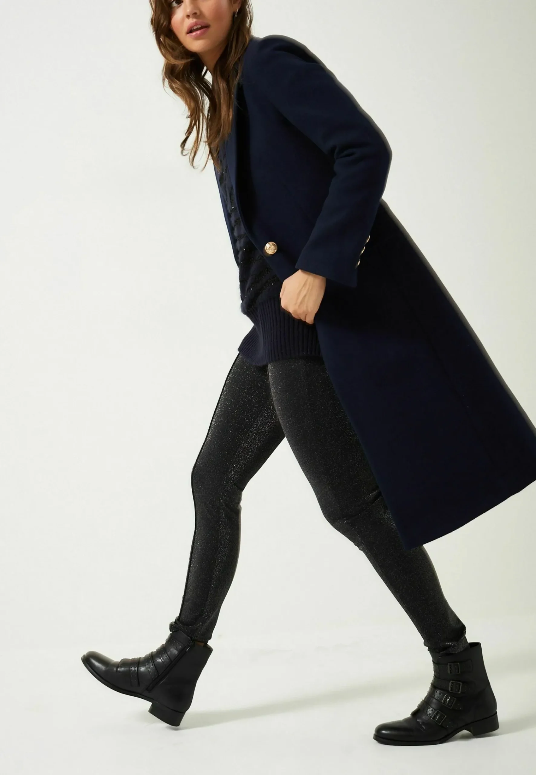Revere Collar - Manteau Classique|Next Fashion