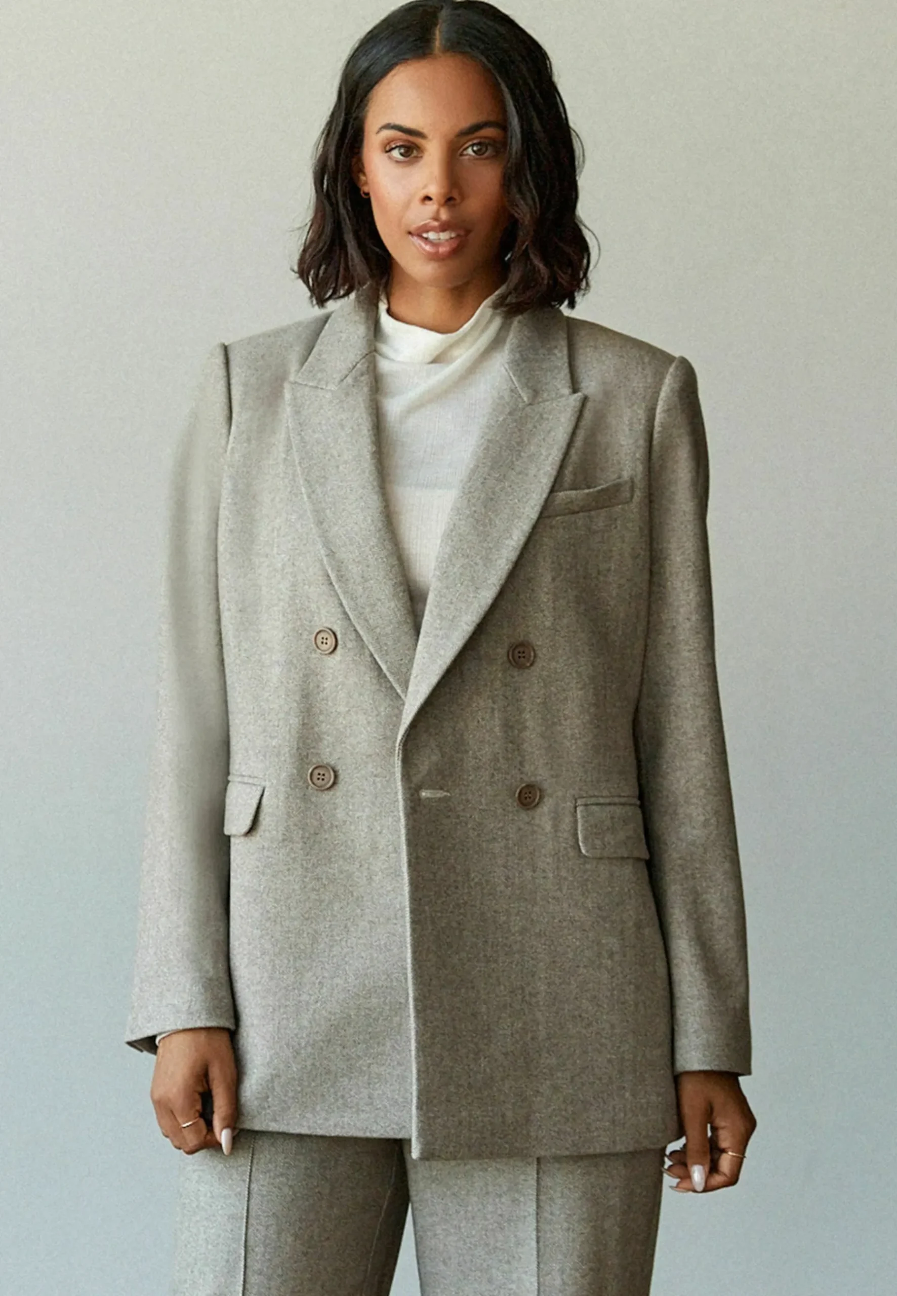 Rochelle Humes Tailored Double Breasted - Manteau Court|Next Shop